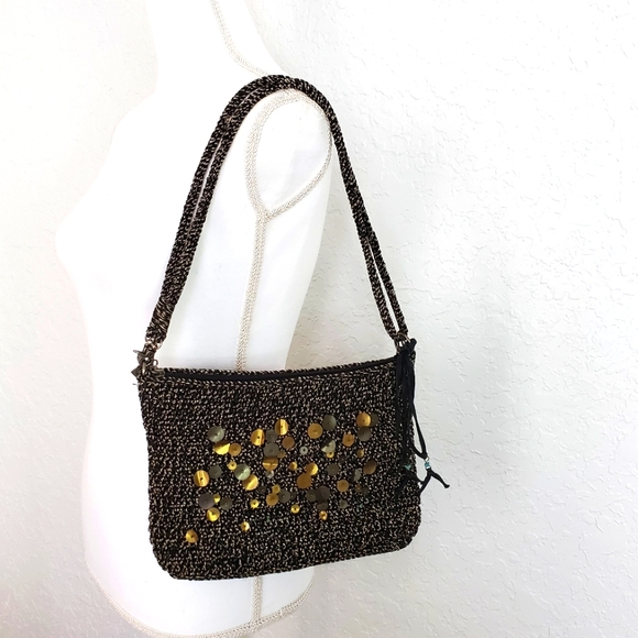The Sak Crochet Embellished Shoulder Bag - Picture 1 of 9